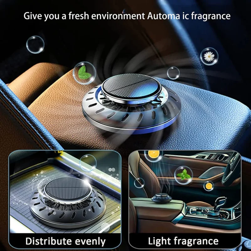 UFO Car Solar Air Freshener - Image 3