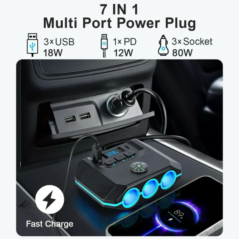 7 in 1 Car Charger - Image 3