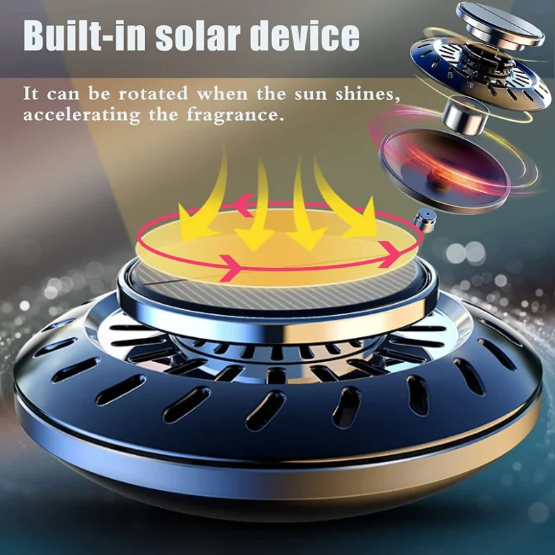 UFO Car Solar Air Freshener - Image 4