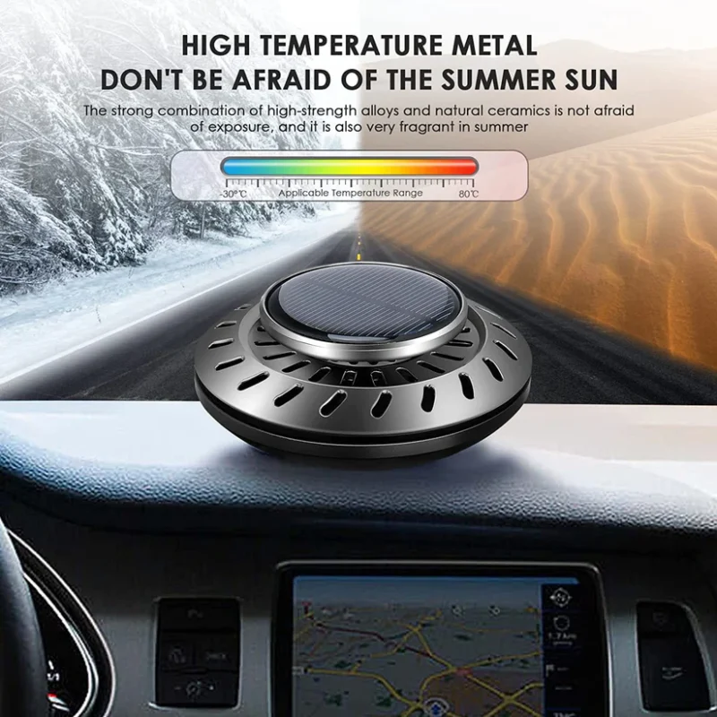 UFO Car Solar Air Freshener - Image 5