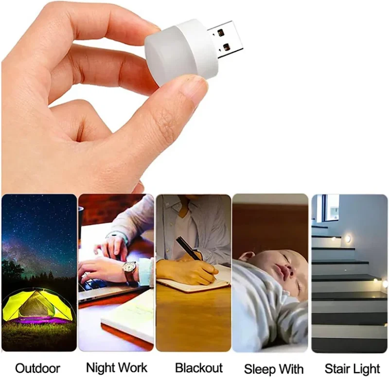 Four Pcs Customized Car Interior Mini USB LED Atmosphere Lights - Image 7