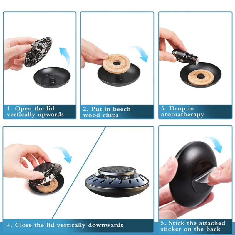 UFO Car Solar Air Freshener - Image 9
