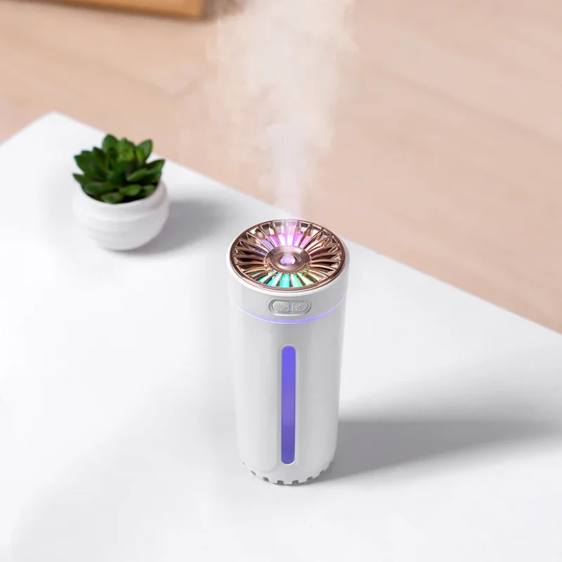 Car Air Humidifier With Gradient Atmosphere Night Light - Image 5