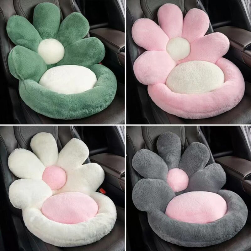 Plush Flower Cushion - Image 2