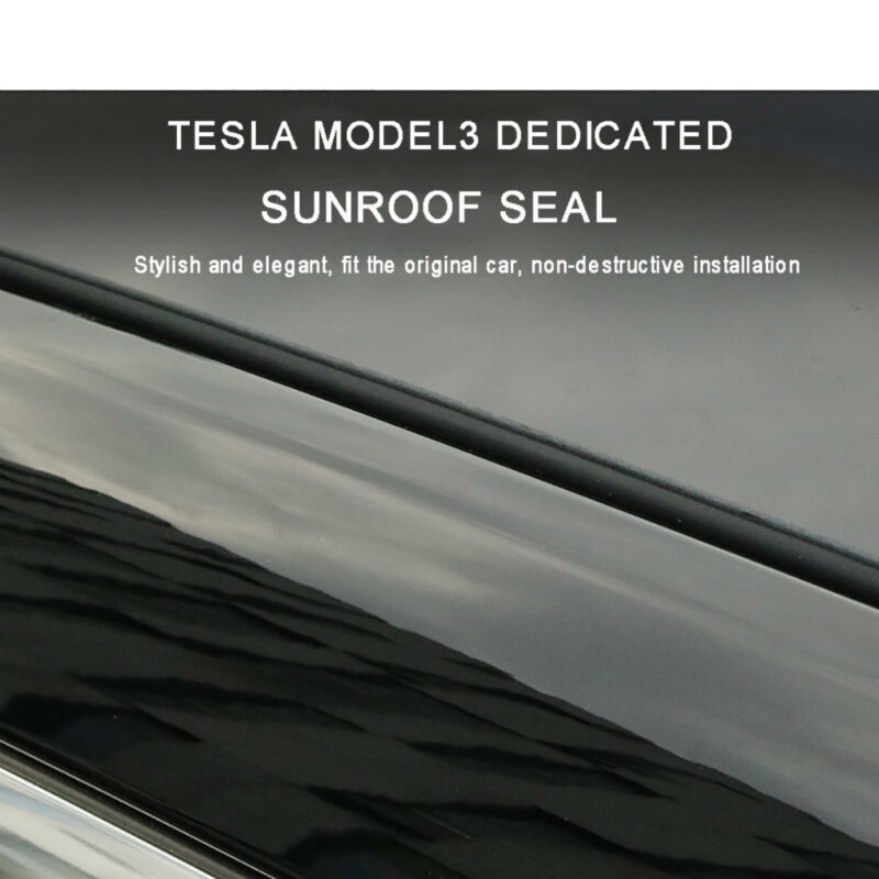 Tesla model3 windshield roof sunroof seal - Image 3