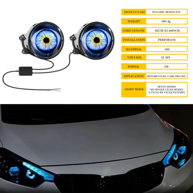 Devil Eye Headlight for Car - Image 8