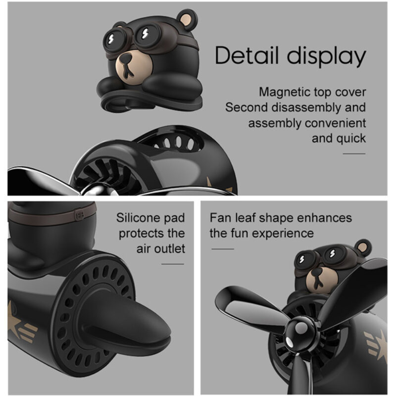 Bear Pilot Car Air Freshener - Image 7