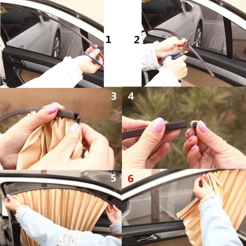 Magnetic Car Sunshade Curtain - Image 12