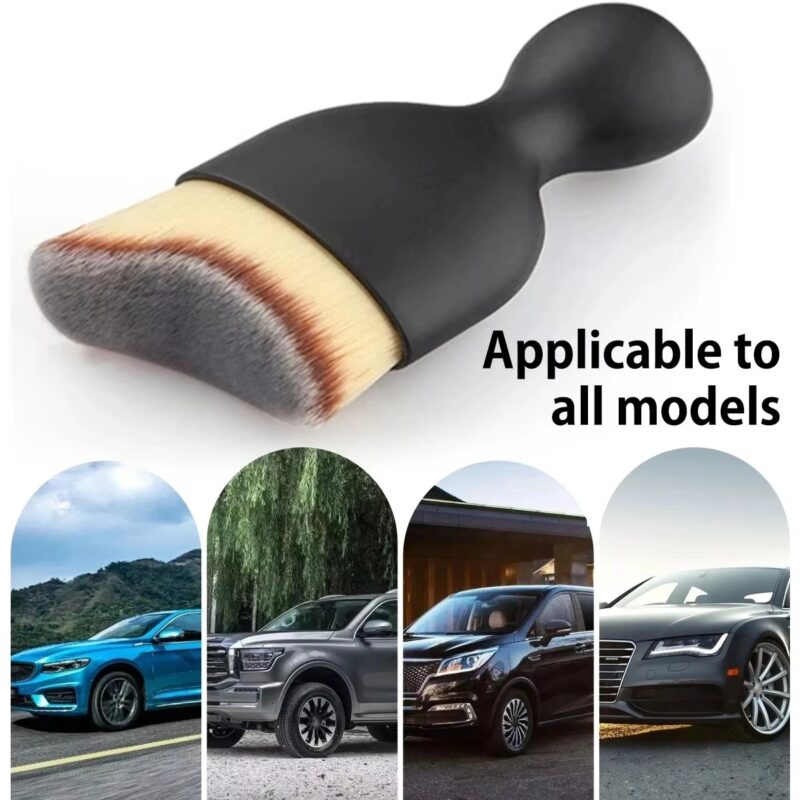 Car Cleaning Soft Brush With Cover - Image 2