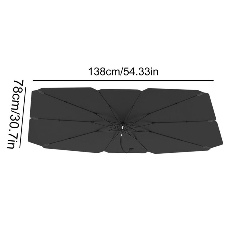 Retractable car sunshade umbrella - Image 12