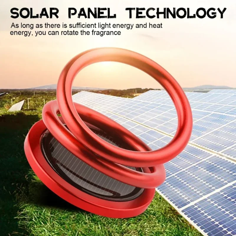 Solar Car Aromatherapy Air Freshener - Image 5