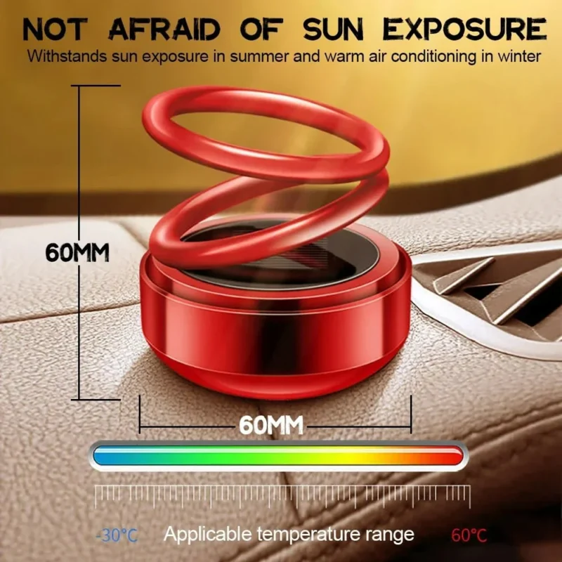 Solar Car Aromatherapy Air Freshener - Image 3