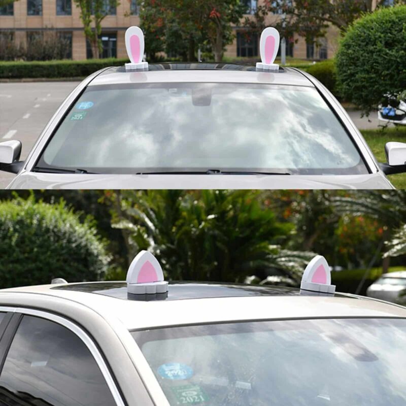 Car Cute Cartoon Ear Decor - Image 3