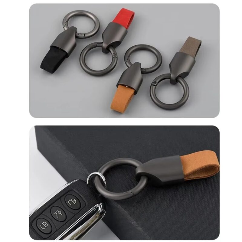 Luxury Key Chain Fashion Keychain Durable Leather for Car - Image 5