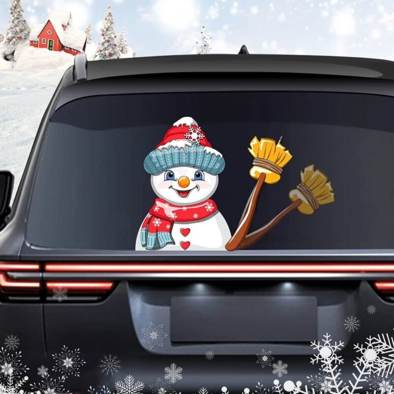 Christmas Waving Car Wiper 3D Stickers - Image 2