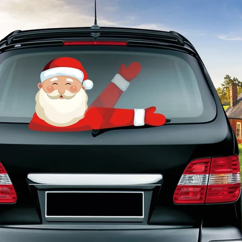 Christmas Waving Car Wiper 3D Stickers - Image 6
