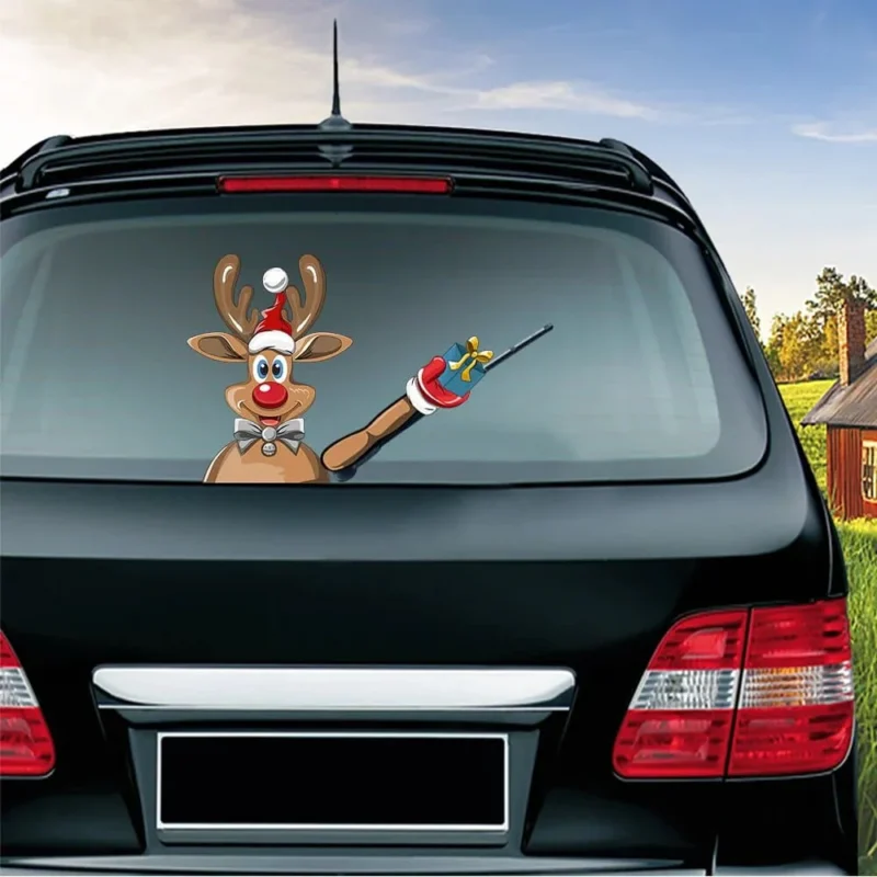 Christmas Waving Car Wiper 3D Stickers - Image 15