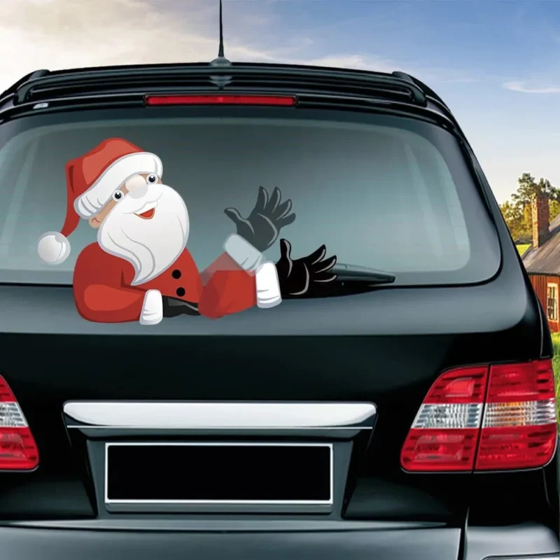 Christmas Waving Car Wiper 3D Stickers - Image 7
