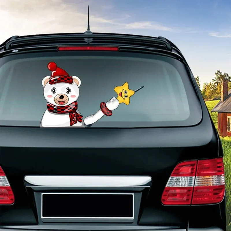 Christmas Waving Car Wiper 3D Stickers - Image 19