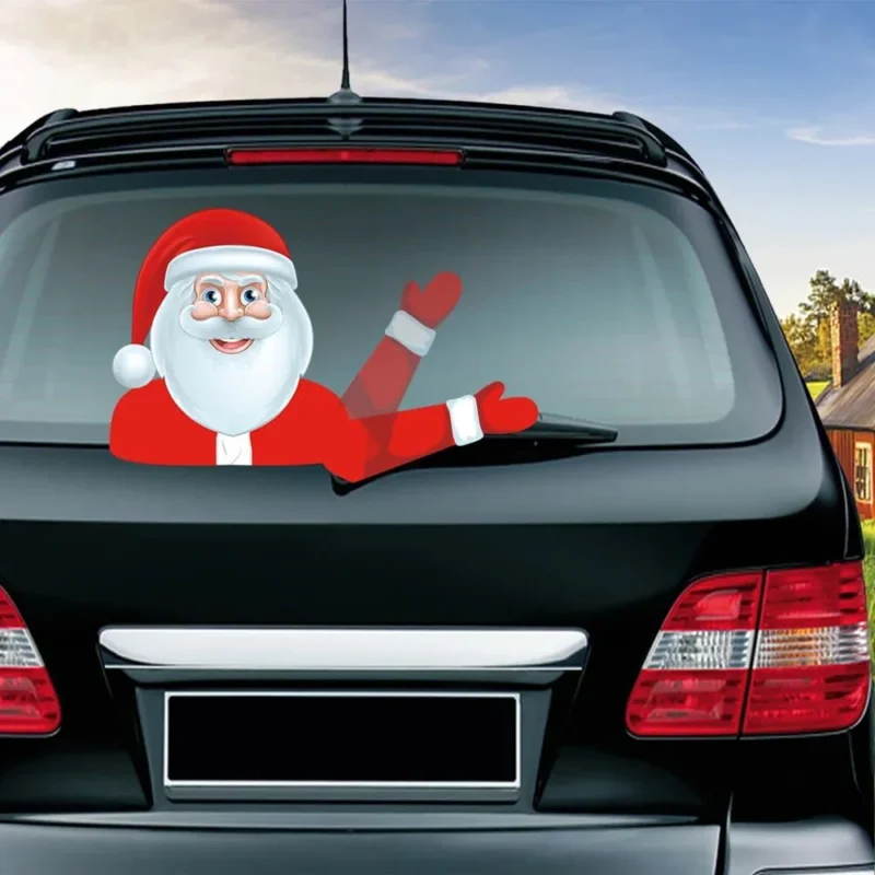 Christmas Waving Car Wiper 3D Stickers - Image 8
