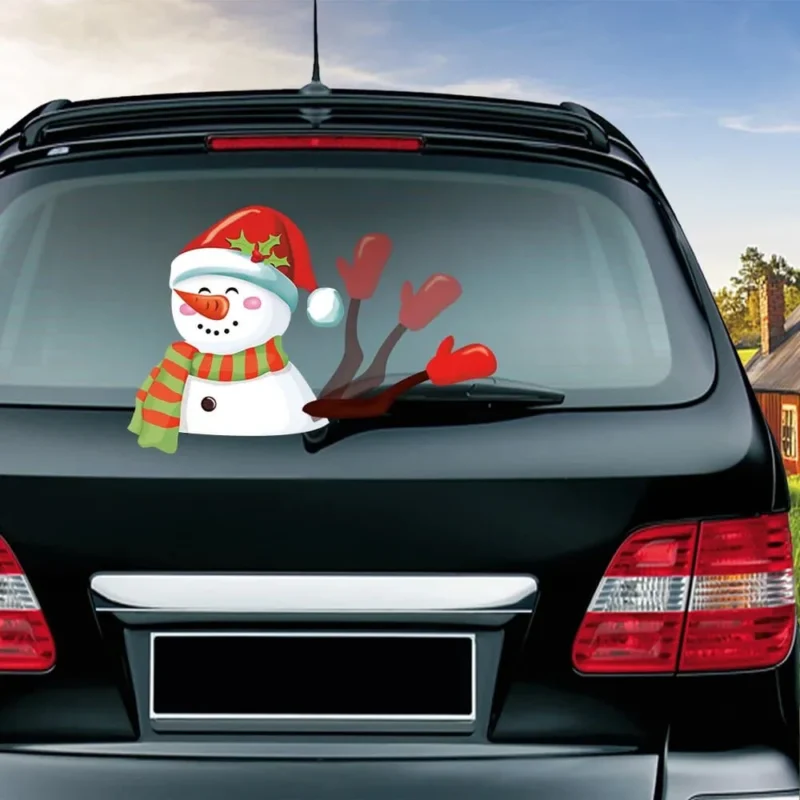 Christmas Waving Car Wiper 3D Stickers - Image 10